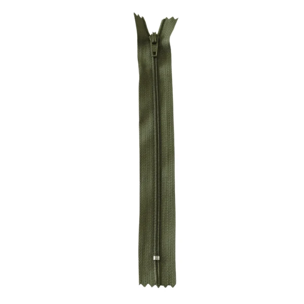 Cose Spiral Zipper, 4 mm (14-50 cm) 663 Army green