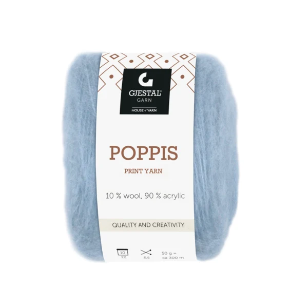 Gjestal Poppis 3210 Sky blue