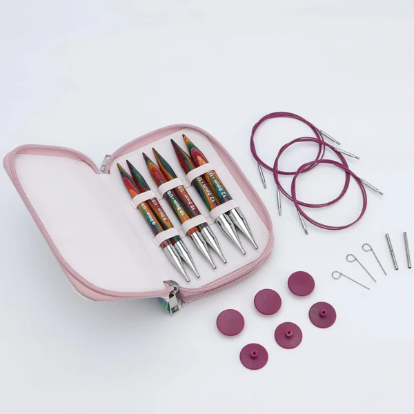 KnitPro Symfonie 2 Interchangeable Circular Needle Set, Chunky, 13 cm
