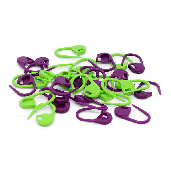 KnitPro Stitch markers, lockable (30 pcs)