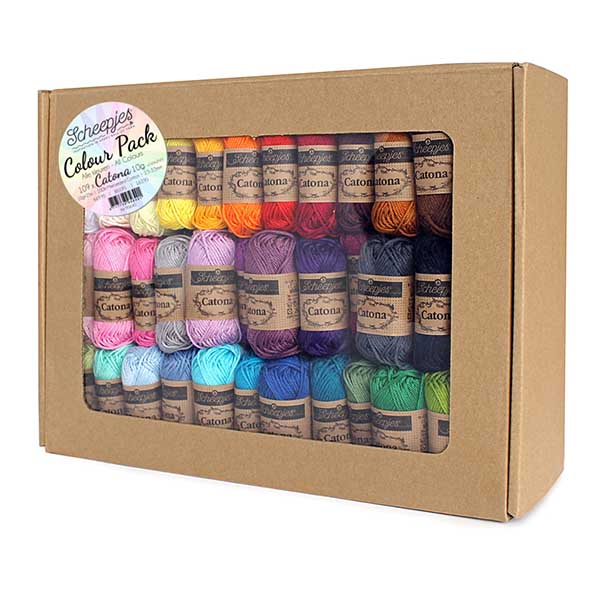 Scheepjes Catona Colour pack - 109 pcs x 10 g