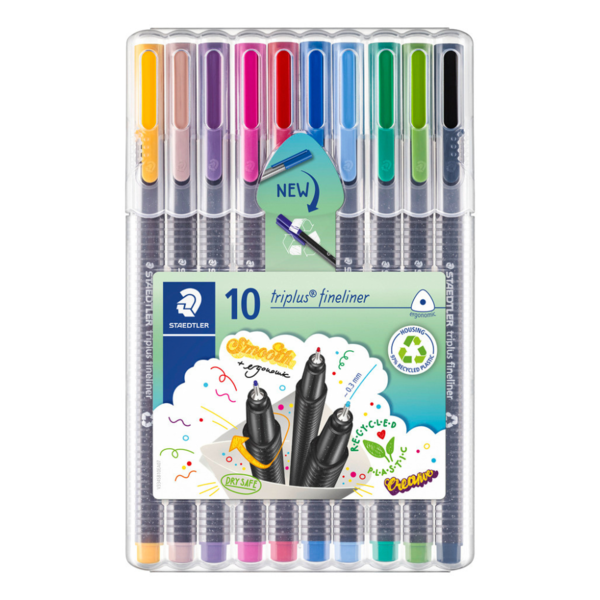 STAEDTLER Triplus Fineliner 334, 10 pcs