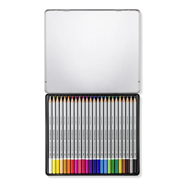 STAEDTLER Karat Watercolour Pencils, 24 pcs – Main picture open