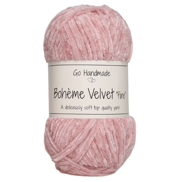 Go Handmade Bohéme Velvet Fine 17610 Soft pink