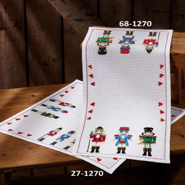Embroidery kit nutcracker 54 x 54 cm