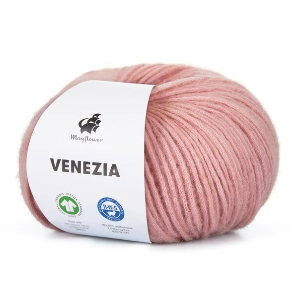 Mayflower Venezia, GOTS + RWS 029 Strawberry ice cream