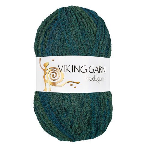 Viking Pleddgarn 730 Green/blue