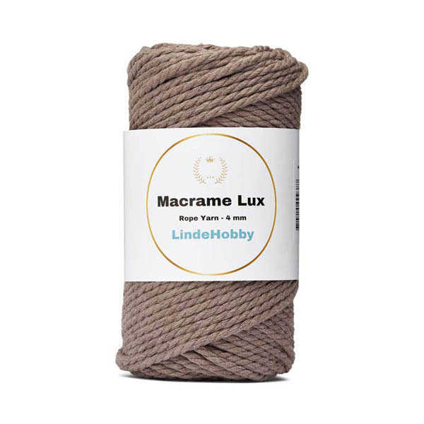 LindeHobby Macrame Lux, Rope Yarn, 4 mm