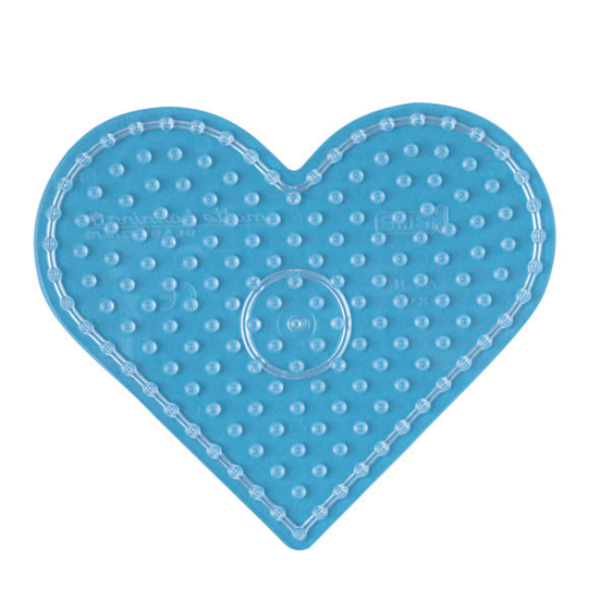 Hama Maxi Pegboard, transparent - Heart 8206
