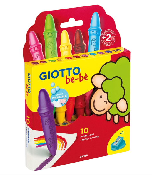 Giotto be-bé wax crayons 10 pcs.
