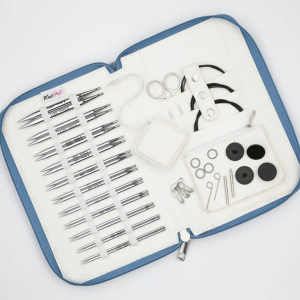 KnitPro Nova Interchangeable Circular Needle Set, Regal, 13 cm