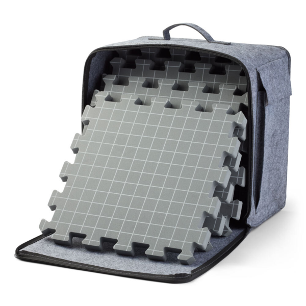 LindeHobby Blocking Mats in Felt Bag with 100 T-Pins, Grey
