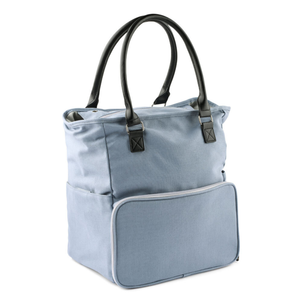 HobbyArts Shoulder Bag with Zipper Pocket, Light Grey