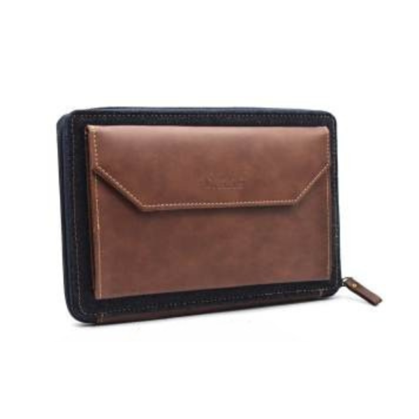 LYKKE Oxford Case for Interchangeable Circular Needles, 13 cm Chocolate