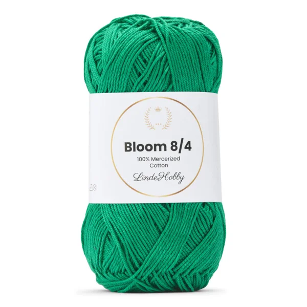 LindeHobby Bloom 8/4 Mercerized Cotton 33 Benetton Green