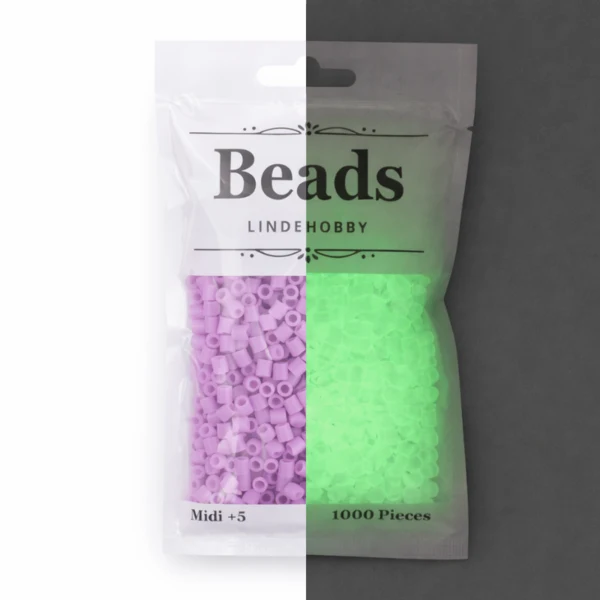 LindeHobby Beads Glow 04 Purple