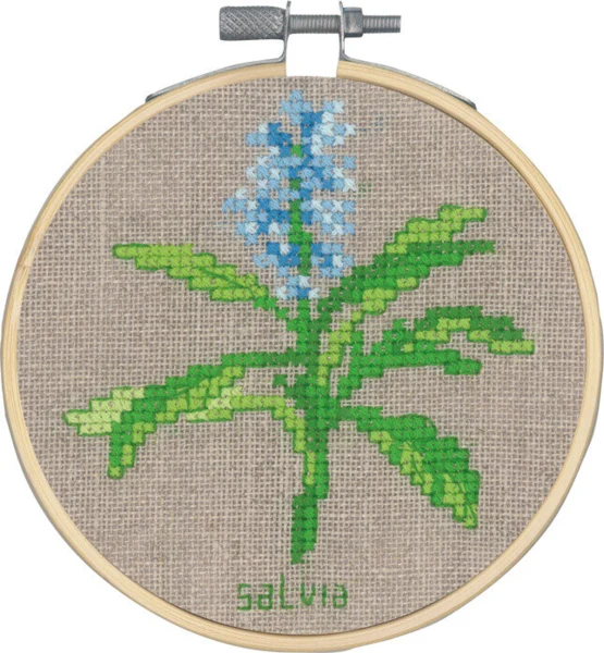 Embroidery Kit Sage with 5810/10 10 cm / 3.94 in dia.