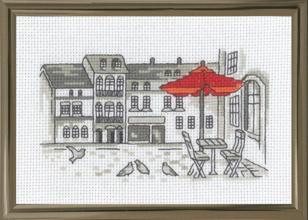 Embroidery Kit Parasol R5794 15x10 cm / 6x4 in