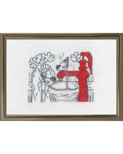 Embroidery Kit Water Spout R5794 10 x 15 cm / 3.94 x 5.91 in
