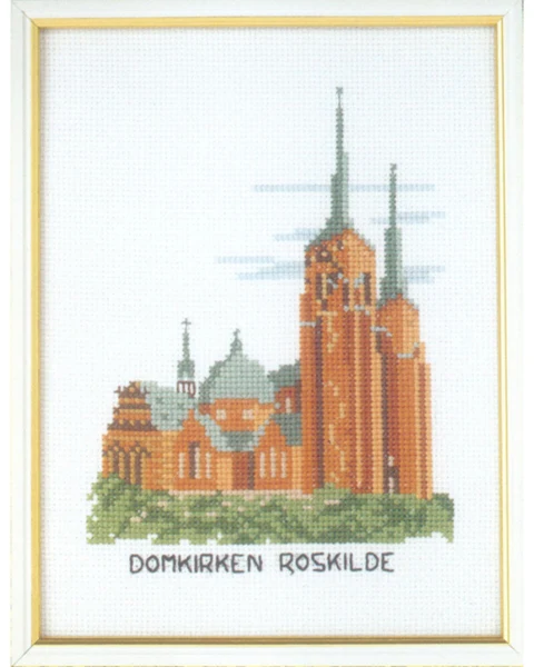 Embroidery Kit Roskilde Cathedral 15 x 20 cm / 5.91 x 7.87 in 5611