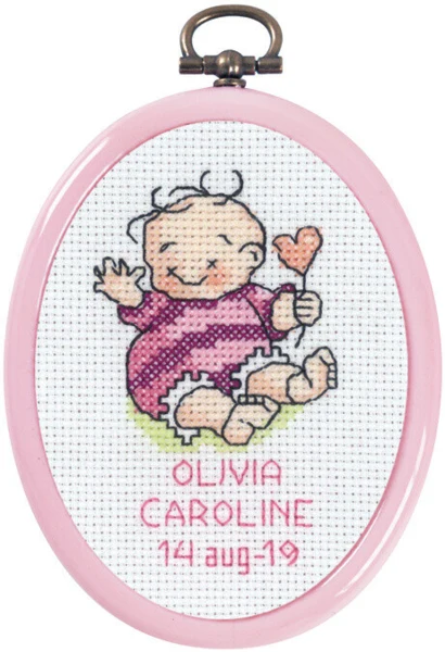 Embroidery Kit Olivia 1 w/R5961/02 7 x 9 cm / 3 x 4 in