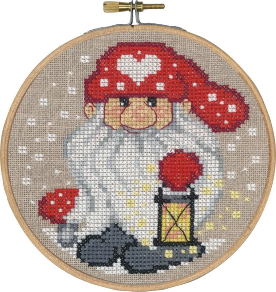 Embroidery Kit Elf M5810/13 13cm / 5.12in dia.