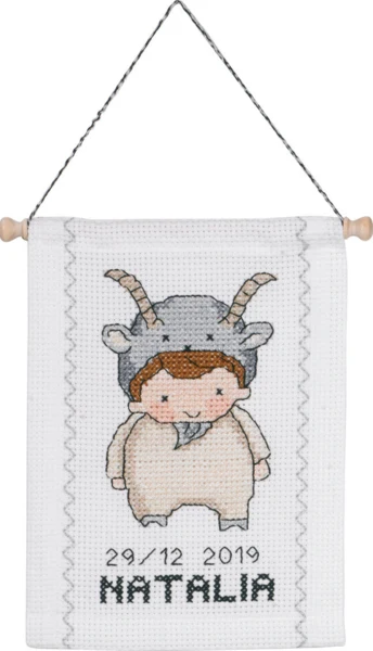 Embroidery Kit Capricorn B5129/18 18 x 25 cm / 7.09 x 9.84 in