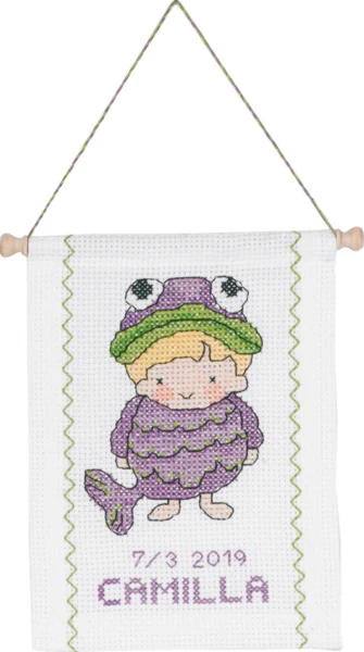 Embroidery Kit Fish B5129/18 18 x 25 cm / 7 x 10 in