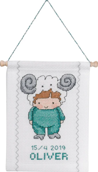 Embroidery Kit Ram B 5129/18 18 x 25 cm / 7.09 x 9.84 in