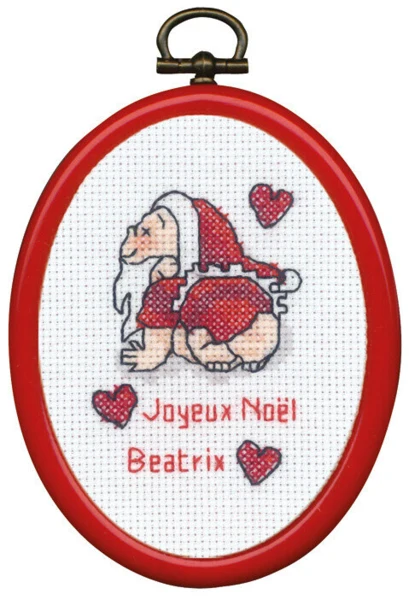 Embroidery Kit Crawling elf m/5961/30 7x9 cm / 2.76x3.54 in