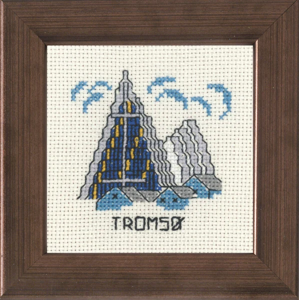 Embroidery Kit Tromsø 10 x 10 cm / 3.94 x 3.94 in R5370
