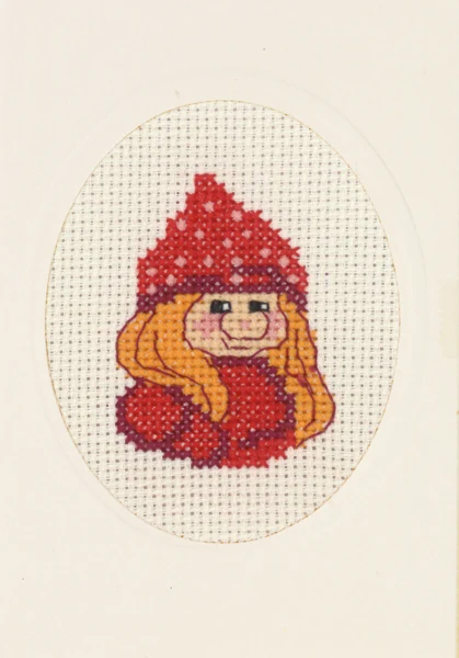 Embroidery Kit Elf Girl M 5875/00 9 x 13 cm / 3.54 x 5.12 in