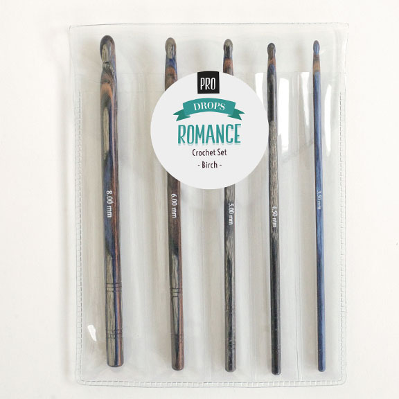 DROPS Pro Romance Crochet Hook Set (3.50-8.00 mm)