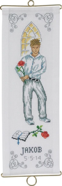 Embroidery Kit Jakob incl/5188/14 14 x 40 cm / 5.51 x 15.75 in