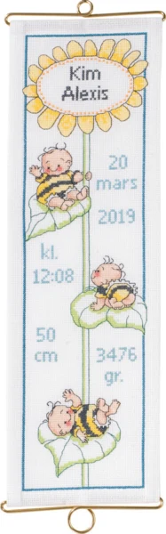 Embroidery Kit Kim w/B5188/14 14 x 45 cm / 5.51 x 17.72 in