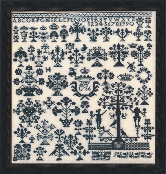 Embroidery Kit Vierlande 1756 44 x 47 cm / 17.32 x 18.50 in R5472