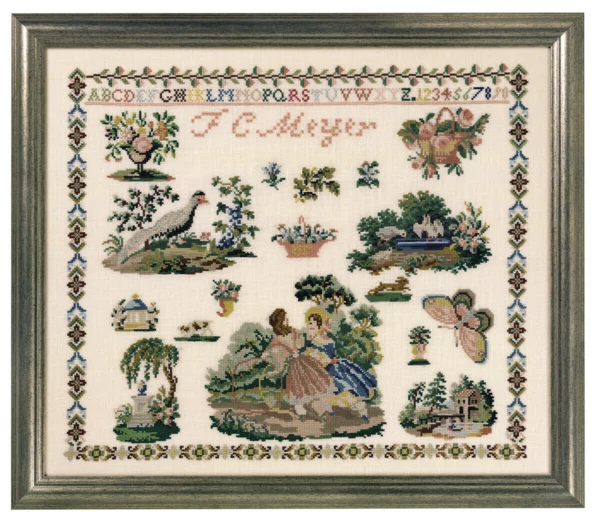 Embroidery Kit J. C. Meyer 46 x 39 cm / 18.11 x 15.35 in R5337
