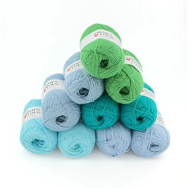 DROPS Loves You 7 - Green Lagoon 10 balls