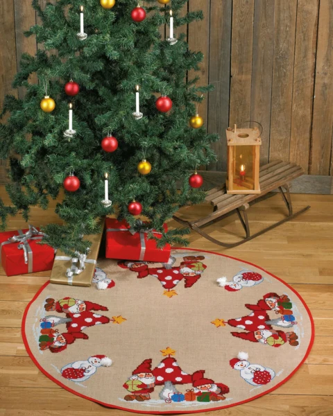 Embroidery Kit Toadstool and Elves Ø 116 cm / Ø 45.67 in dia.