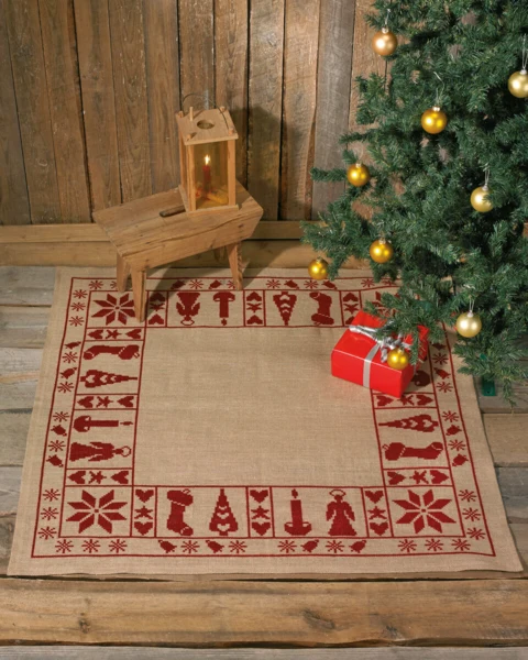 Embroidery Kit Christmas Spirit 122 x 122 cm / 48.03 x 48.03 in