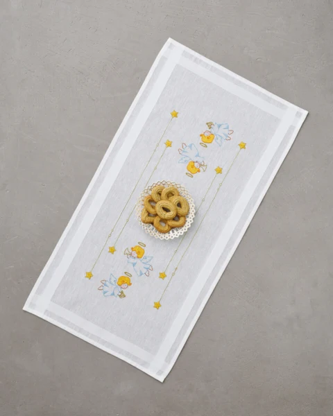 Embroidery Kit Angels 40x80 cm / 16x31 in