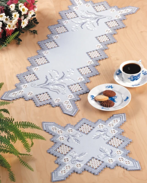 Embroidery Kit Hardanger 29 x 73 cm / 11.42 x 28.74 in