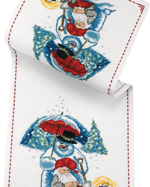 Embroidery Kit Frozen runner 26 x 64 cm / 10.24 x 25.20 in