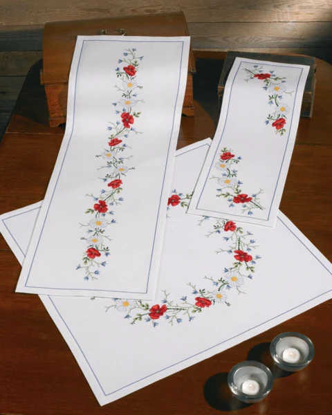 Embroidery Kit Summer 34 x 100 cm / 13.39 x 39.37 in