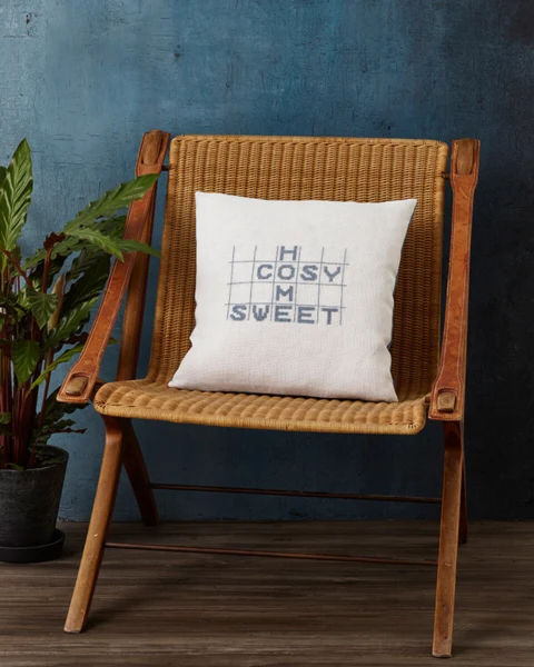 Embroidery Kit Home 40 x 40 cm / 15.75 x 15.75 in