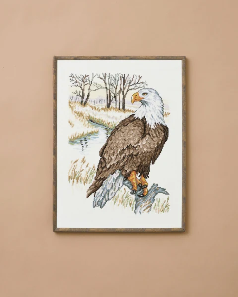 Embroidery Kit The Eagle 30 x 40 cm / 11.81 x 15.75 in