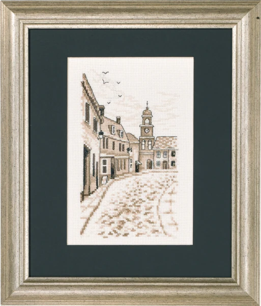 Embroidery Kit The Village R5329/99 PP 23 x 28 cm / 9.06 x 11.02 in