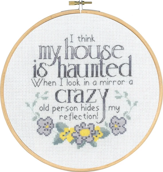 Embroidery Kit Haunted House F 5810/20 20 Ø / 7.87 in dia.
