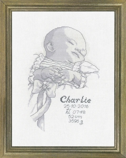 Embroidery Kit Christening Souvenir R5322 25 x 33 cm / 9.84 x 12.99 in