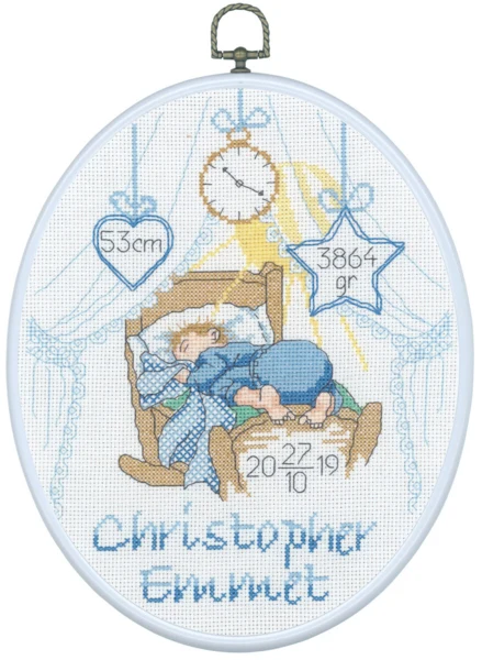 Embroidery Kit Christopher Emmet M/R 20 x 26 cm / 7.87 x 10.24 in
